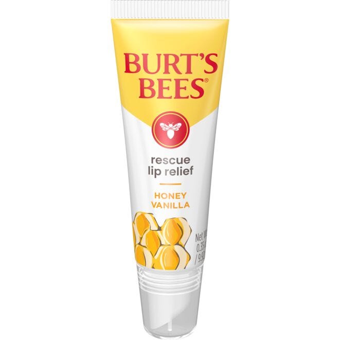 dtc_burts_bees-bee-us-honey-vanilla-rescue-lip-relief-product-front-top-792850662278_514346.006_1